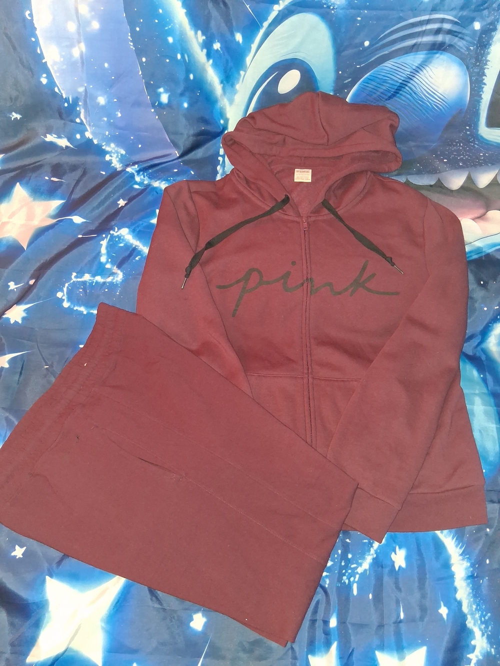 Victoria's Secret Pink Sweatsuit...Burgundy...